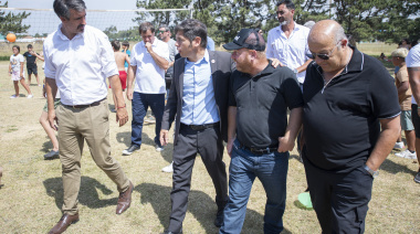 Kicillof retomó la agenda oficial y se mostró con un alcalde massista