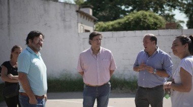 Trenque Lauquen acelera la obra de reparación en una escuela clave de 30 de Agosto