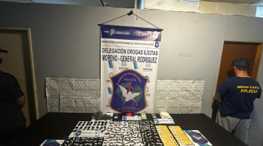 Fuerte golpe al narcotráfico en General Rodríguez: ocho allanamientos y cinco detenidos