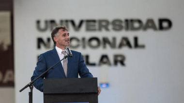Achával inauguró la sede propia de la Universidad Nacional en el histórico Pellegrini