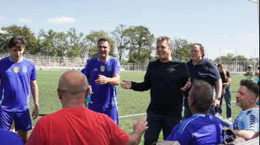 El “picado” de San Vicente: Massa reaparece con la guardia joven del conurbano