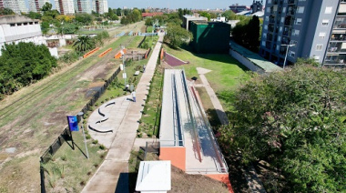 A contramano del ajuste, Ferraresi presentó un nuevo tramo del Paseo del Ferrocarril