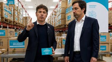 Kicillof cruzó a Milei por el ajuste en medicamentos y salió a reforzar la entrega en la Provincia