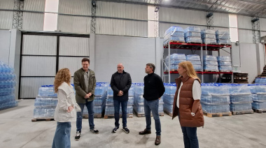 Hourcade recorrió empresas de Magdalena junto a senadores provinciales