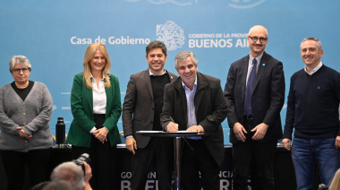 Britos formalizó la llegada de Chivilcoy a un programa de UNICEF