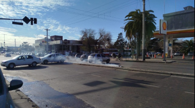 Transportistas bloquearon los accesos por el faltante crónico de GNC