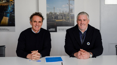 Katopodis y Facundo Diz anunciaron obras de agua y saneamiento millonarias para Navarro