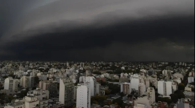 El Servicio Meteorológico Nacional emitió un aviso por fuertes tormentas