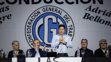 Kicillof llamó a la unidad federal para “terminar con este experimento de ultraderecha”