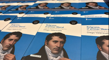 Diego Valenzuela presentó en Tigre su libro sobre Manuel Belgrano