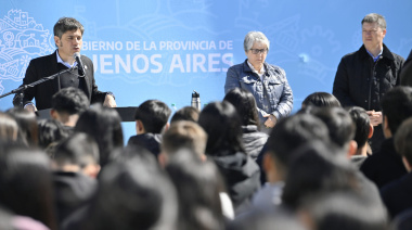 “Sin Estado no hay futuro”: Kicillof inauguró obras paradas por Nación y cruzó a Milei