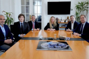 Con Karina Milei a la cabeza, la Casa Rosada recibió a la mesa política bonaerense