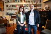 Nueva estatalidad: Aguiar se reunió con Cristina en la precia de la jornada “El Estado que viene”
