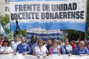 El Frente de Unidad Docente moviliza a la ANSES por la deuda con el IPS