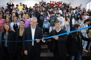 A puro corte de cinta, Ferraresi sigue potenciando la infraestructura escolar