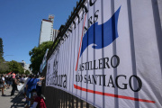 Trabajadoras del Astillero Río Santiago marchan al Ministerio de Mujeres por despidos