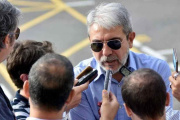 Aníbal Fernández pasó por Gobernación y rechazó el desdoblamiento electoral