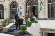 Kreplak pasó por el Senado para reunirse con Magario: ¿qué charlaron?
