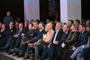 Sergio Massa reapareció en el homenaje a De la Sota y abogó por la unidad peronista